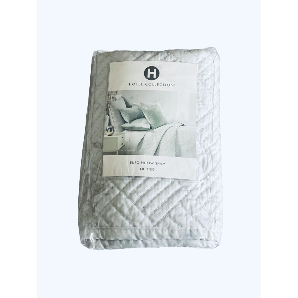 Hotel Collection Quilted Euro Pillow Sham 26" x 26" Layered Frame